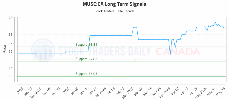 Stock Chart for MUSC:CA