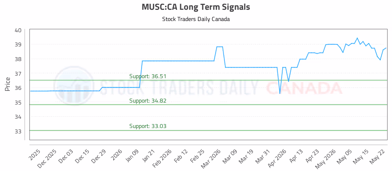 Stock Chart for MUSC:CA