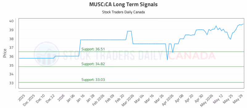Stock Chart for MUSC:CA