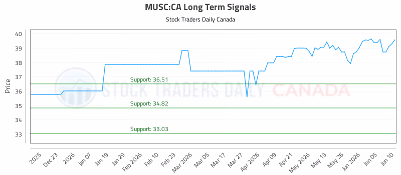 Stock Chart for MUSC:CA