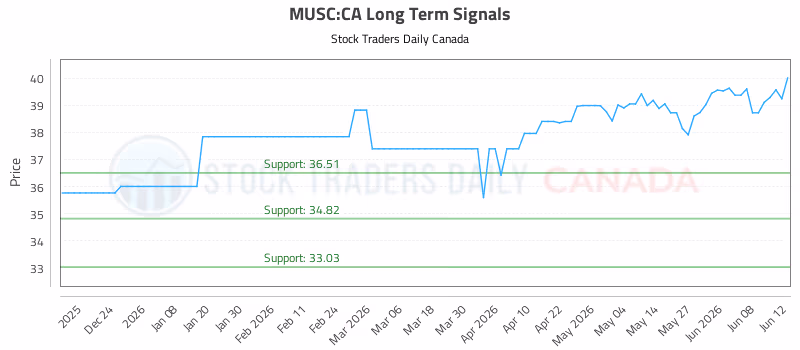 Stock Chart for MUSC:CA