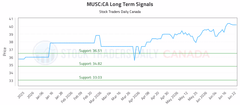 Stock Chart for MUSC:CA