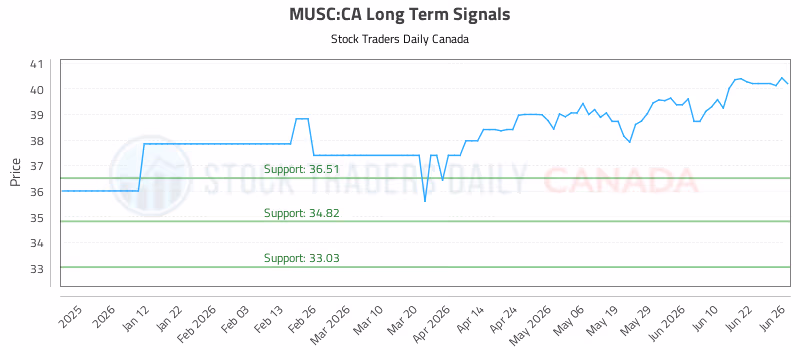 Stock Chart for MUSC:CA