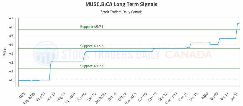 Stock Chart for MUSC.B:CA