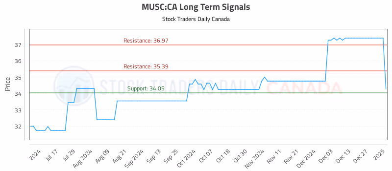 Stock Chart for MUSC:CA