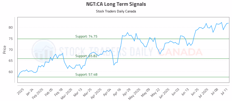 Stock Chart for NGT:CA