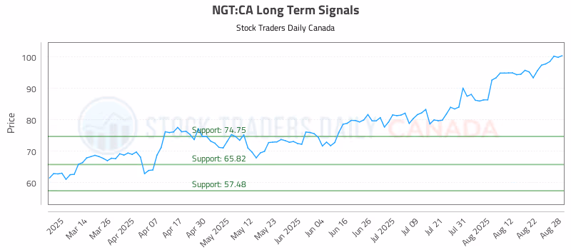Stock Chart for NGT:CA