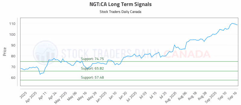 Stock Chart for NGT:CA