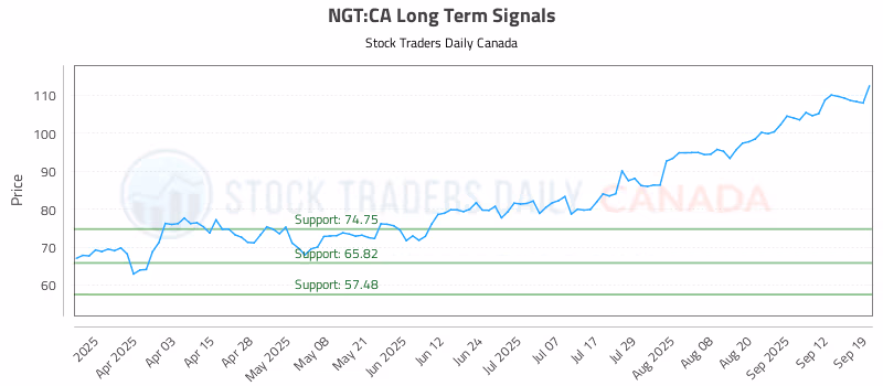 Stock Chart for NGT:CA