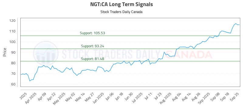 Stock Chart for NGT:CA