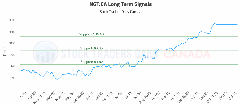 Stock Chart for NGT:CA