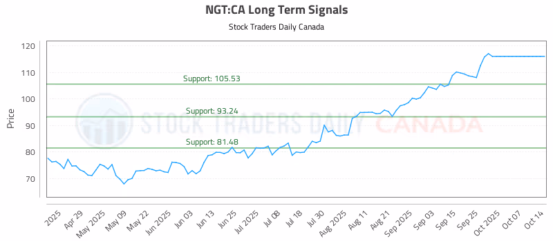 Stock Chart for NGT:CA