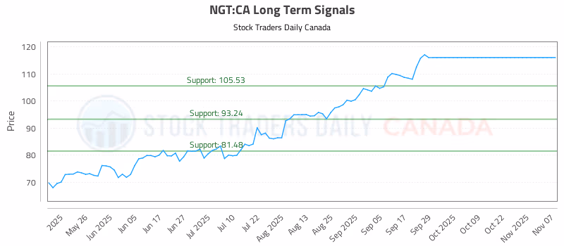 Stock Chart for NGT:CA