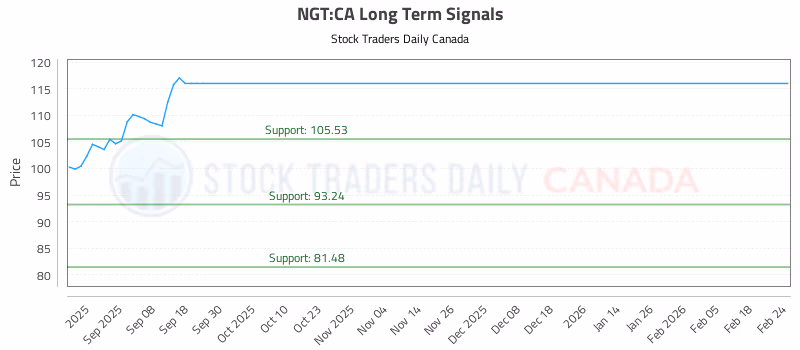 Stock Chart for NGT:CA