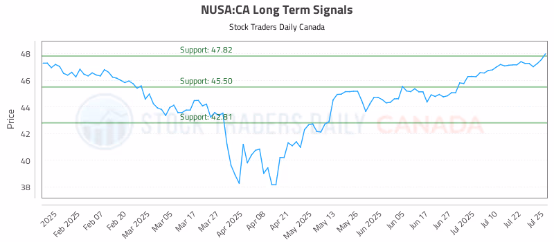 Stock Chart for NUSA:CA
