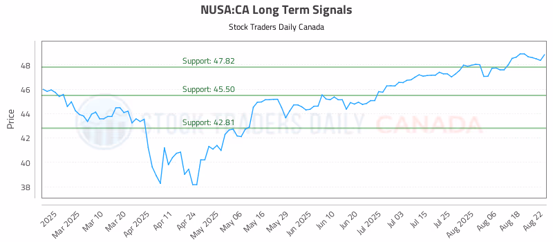 Stock Chart for NUSA:CA