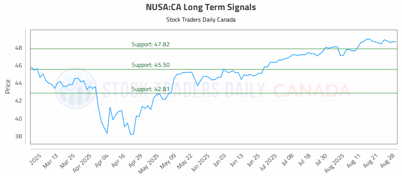 Stock Chart for NUSA:CA