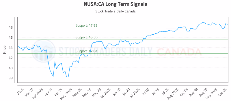 Stock Chart for NUSA:CA