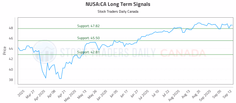 Stock Chart for NUSA:CA