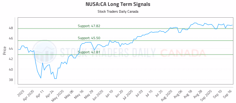 Stock Chart for NUSA:CA