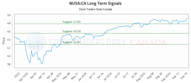 Stock Chart for NUSA:CA