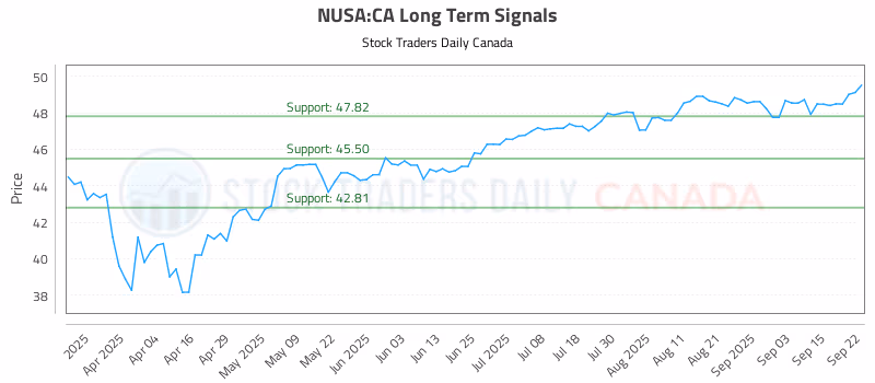 Stock Chart for NUSA:CA