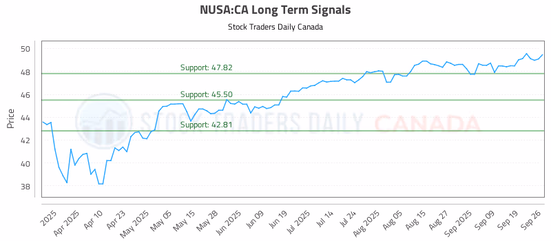 Stock Chart for NUSA:CA
