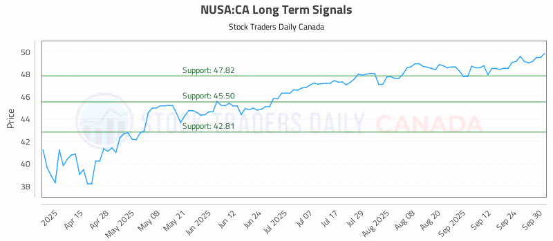 Stock Chart for NUSA:CA