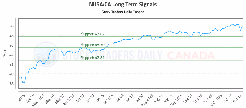 Stock Chart for NUSA:CA