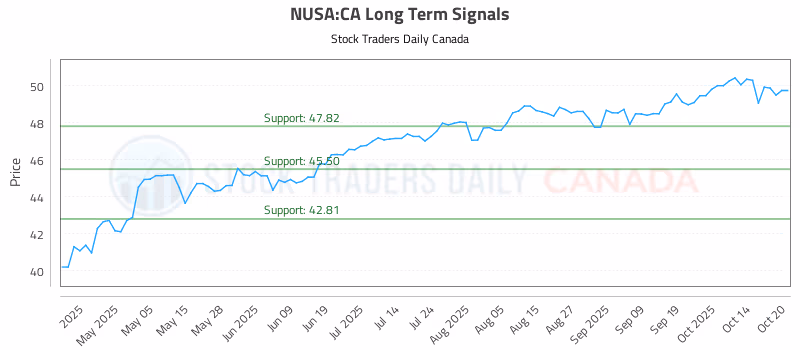Stock Chart for NUSA:CA