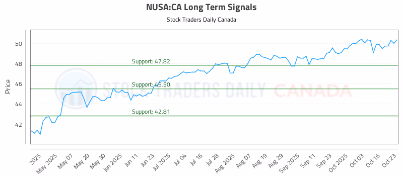 Stock Chart for NUSA:CA