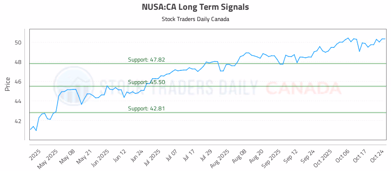 Stock Chart for NUSA:CA