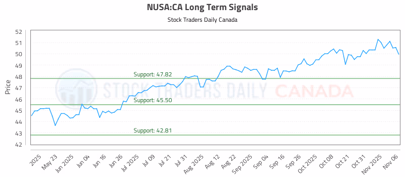 Stock Chart for NUSA:CA