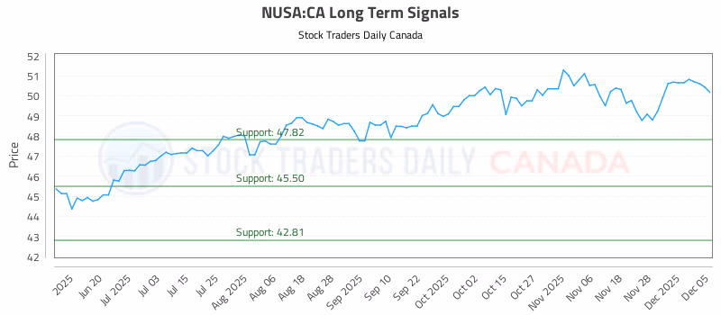 Stock Chart for NUSA:CA