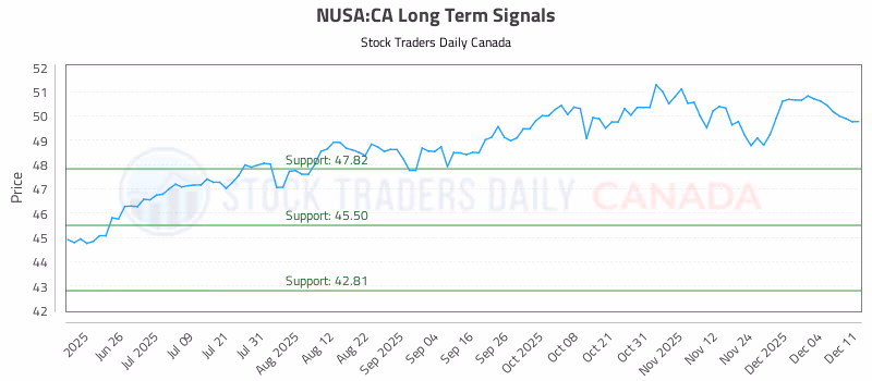 Stock Chart for NUSA:CA