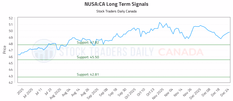 Stock Chart for NUSA:CA