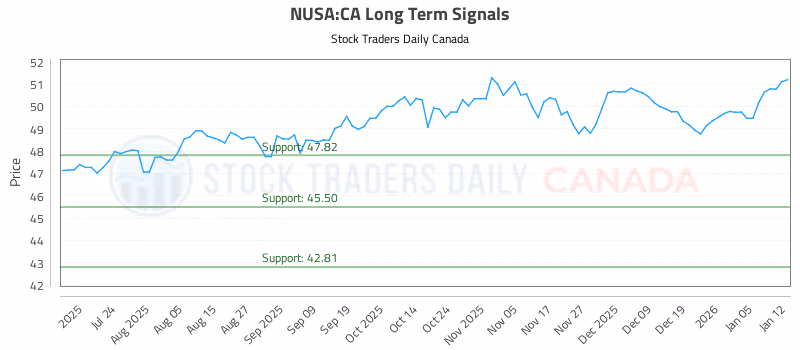 Stock Chart for NUSA:CA
