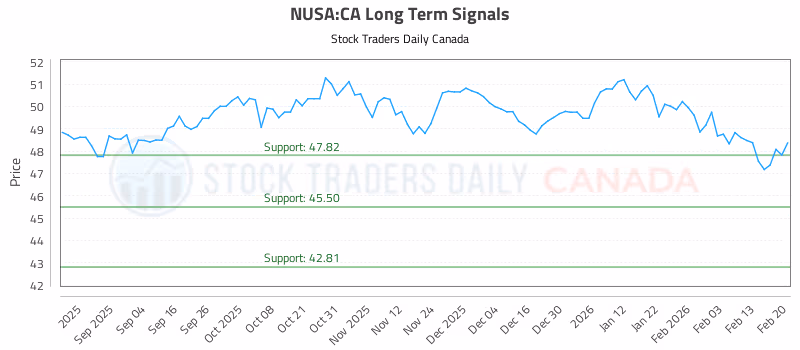 Stock Chart for NUSA:CA