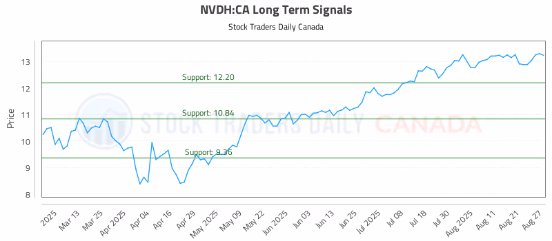 Stock Chart for NVDH:CA