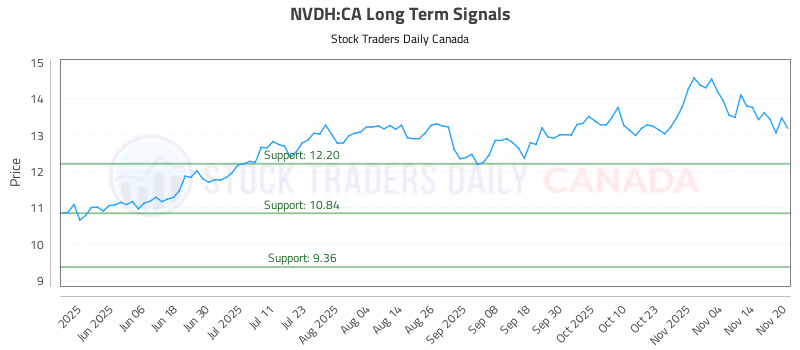 Stock Chart for NVDH:CA