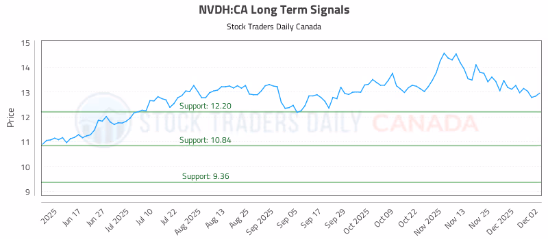 Stock Chart for NVDH:CA