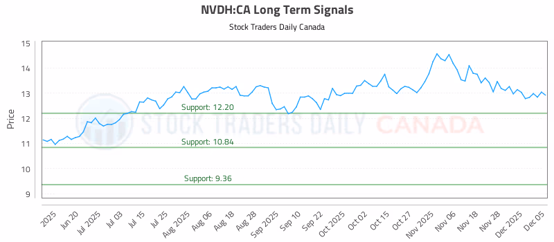 Stock Chart for NVDH:CA