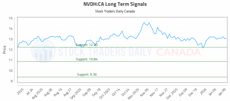 Stock Chart for NVDH:CA