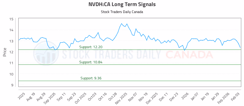 Stock Chart for NVDH:CA