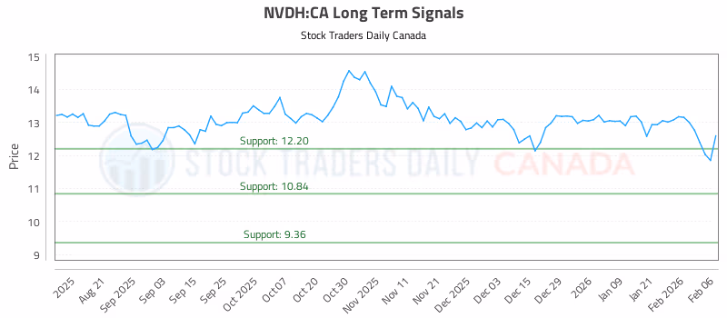 Stock Chart for NVDH:CA