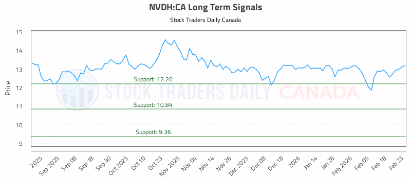 Stock Chart for NVDH:CA