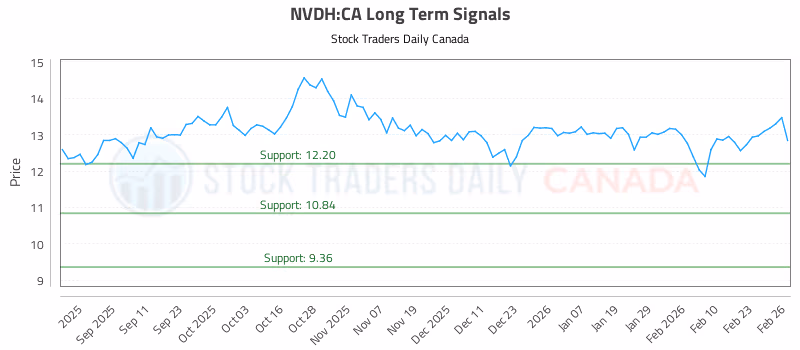Stock Chart for NVDH:CA