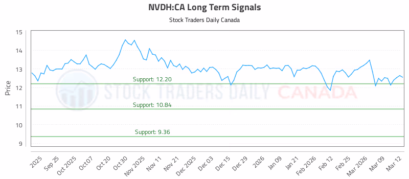 Stock Chart for NVDH:CA