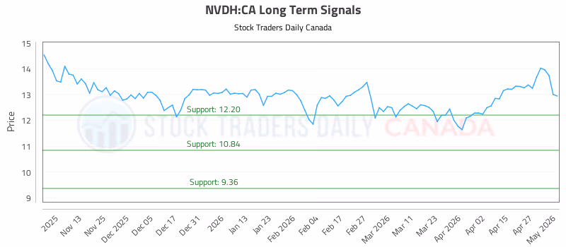 Stock Chart for NVDH:CA