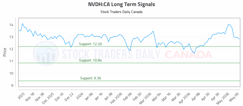 Stock Chart for NVDH:CA